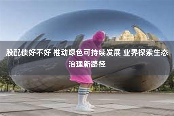 股配债好不好 推动绿色可持续发展 业界探索生态治理新路径