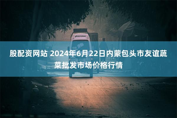 股配资网站 2024年6月22日内蒙包头市友谊蔬菜批发市场价格行情