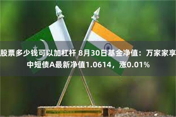 股票多少钱可以加杠杆 8月30日基金净值：万家家享中短债A最新净值1.0614，涨0.01%