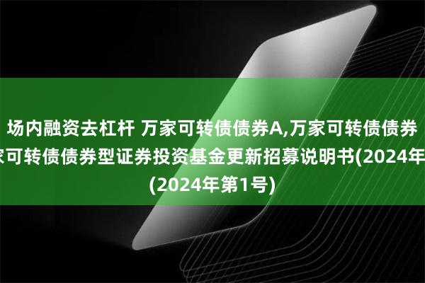 场内融资去杠杆 万家可转债债券A,万家可转债债券C: 万家可转债债券型证券投资基金更新招募说明书(2024年第1号)